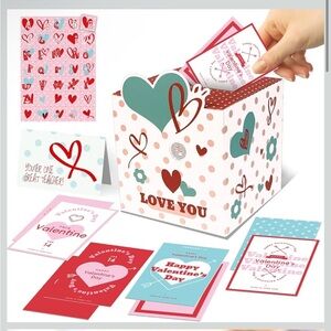 5for$10 GoForward Valentine day for Kids Mailbox E-face Valentine's Day Cards